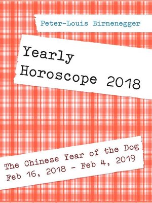 cover image of Yearly Horoscope 2018